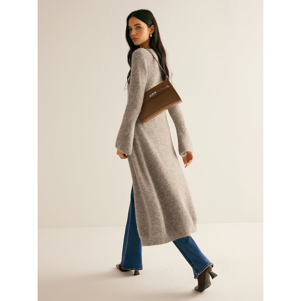 Commense Stacking V-Neck Split Breasted Sweater D… - image 4